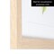 ArtToFrames 8x10 Inch Picture Frame, This 1.25 Inch Custom MDF Poster Frame is Available in Multiple Colors, Great for Your Art or Photos - Comes with Regular Glass and Corrugated Backing (WOM46-8x10)